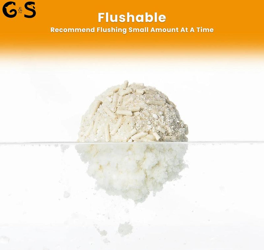 Ph-Sensing Cat Litter 5.5Lb Mixtofu+Cassava Formula - Real-Time Health Monitoring, Ultra Clumping, Odor Control, Suitable for Cats