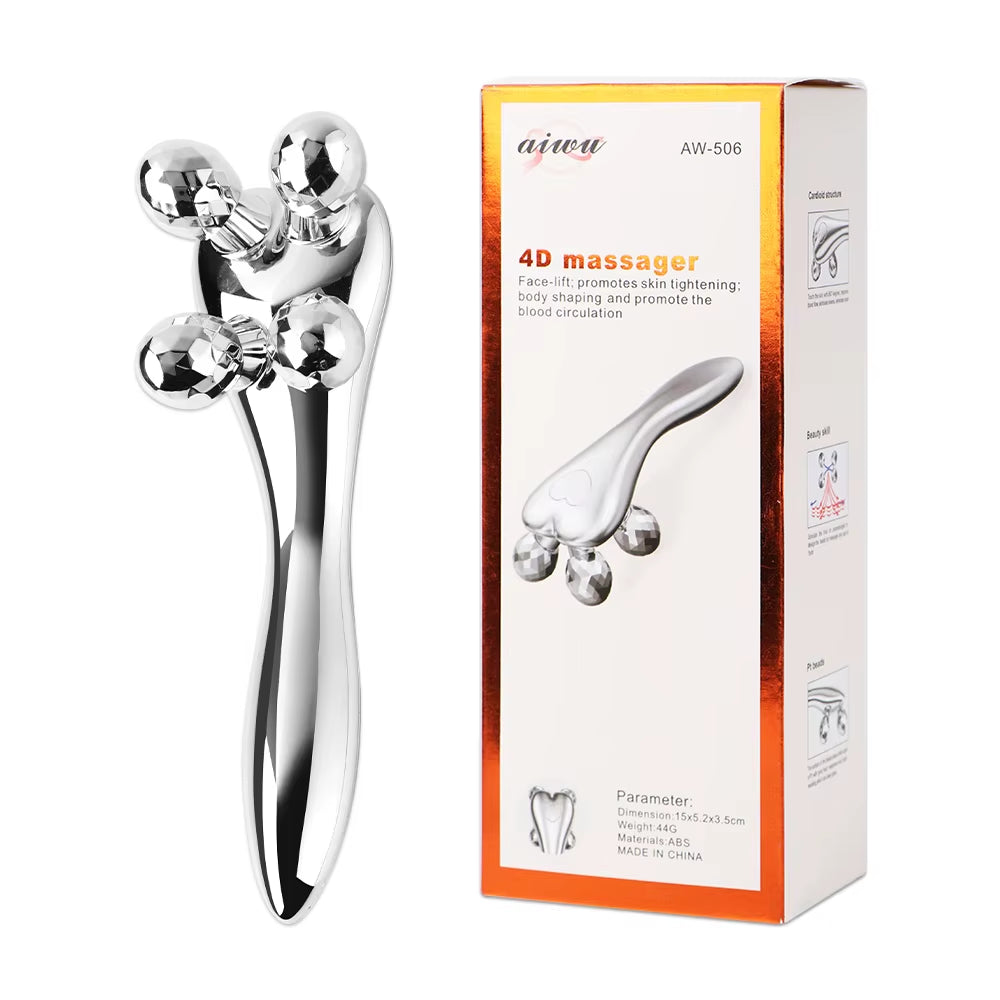 3D Roller Face-Lift Masajeador Multicolor Y Shape Facial Massage Roller ABS Full Body Massager Relaxation Tools Dropship