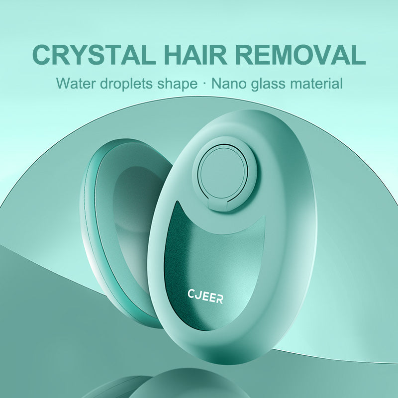 CJEER Upgraded Crystal Hair Removal Magic Crystal Hair Eraser for Women and Men Physical Exfoliating Tool Painless Hair Eraser Removal Tool for Legs Back Arms