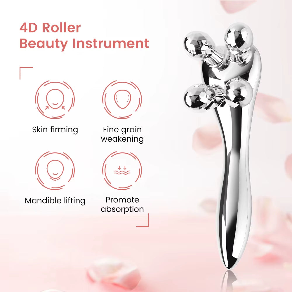3D Roller Face-Lift Masajeador Multicolor Y Shape Facial Massage Roller ABS Full Body Massager Relaxation Tools Dropship