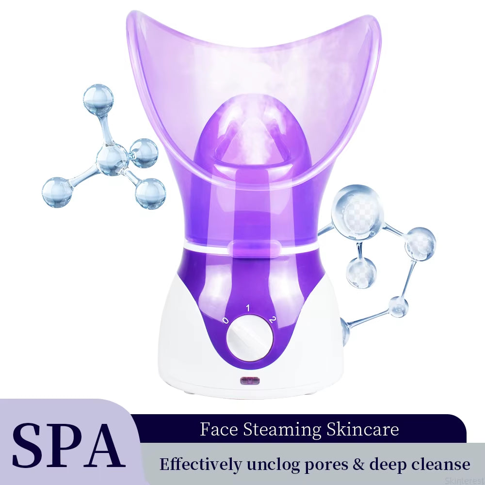 Facial Sauna Home Spa Warm Mist Moisturizing Pore Cleanser Removing Acne Aromatherapy Skin Care Face Steamer