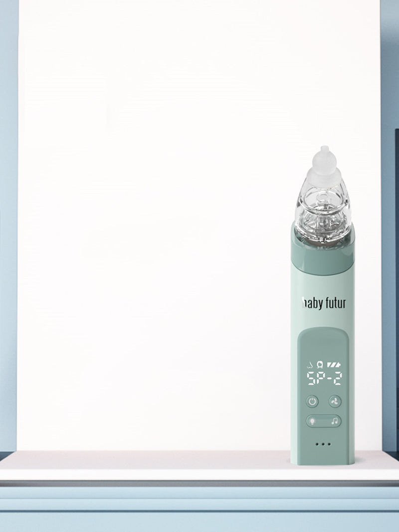 Nasal Aspirator Baby Electric Nasal Aspirator Newborn Baby Nose Cleaner Beauty Instrument Blackhead Remover Bab 2 in 1