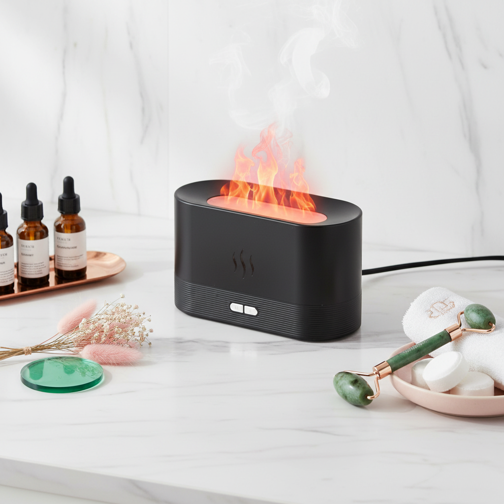 Aroma Diffuser with Flame Light