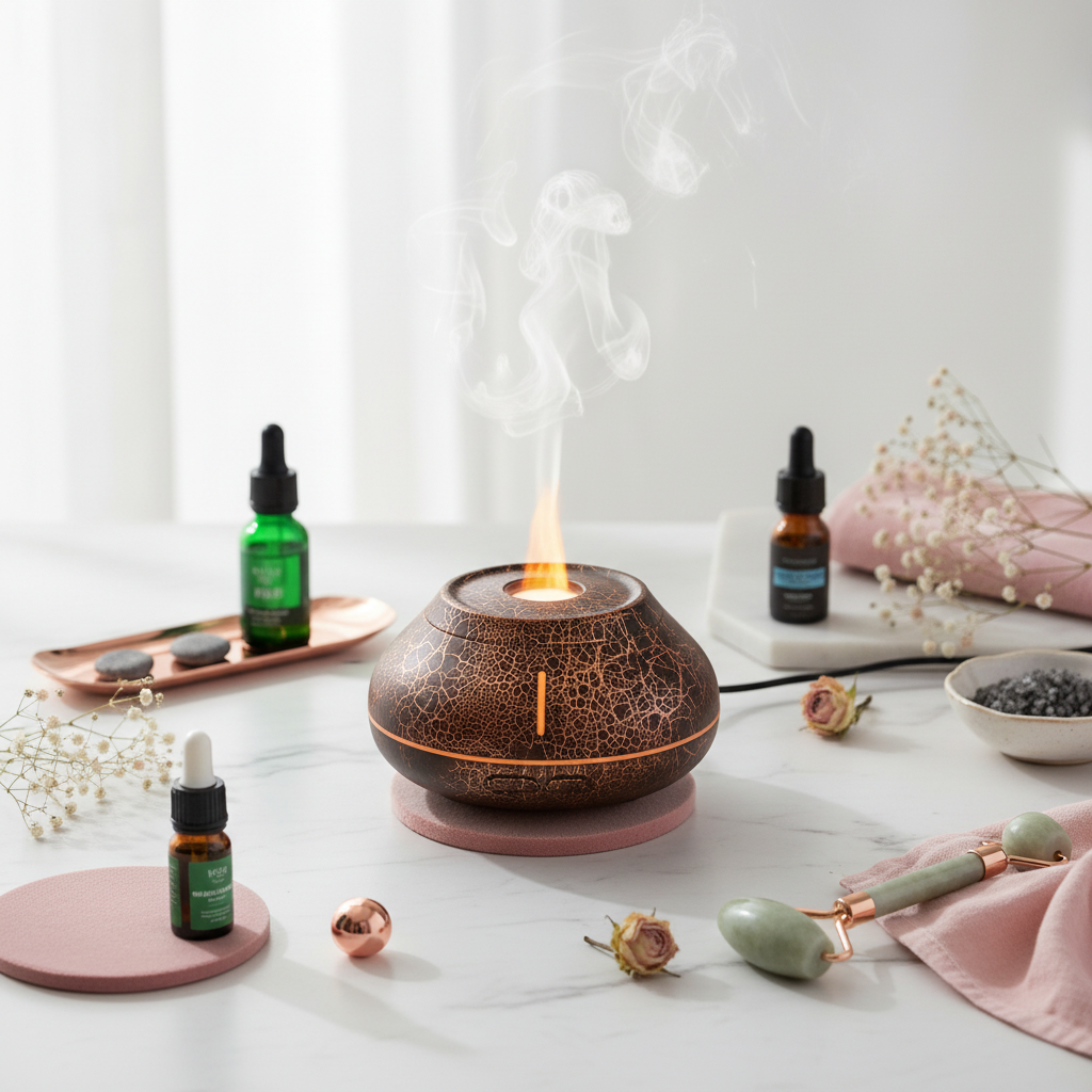 Dark Bronze Flame Aroma Diffuser