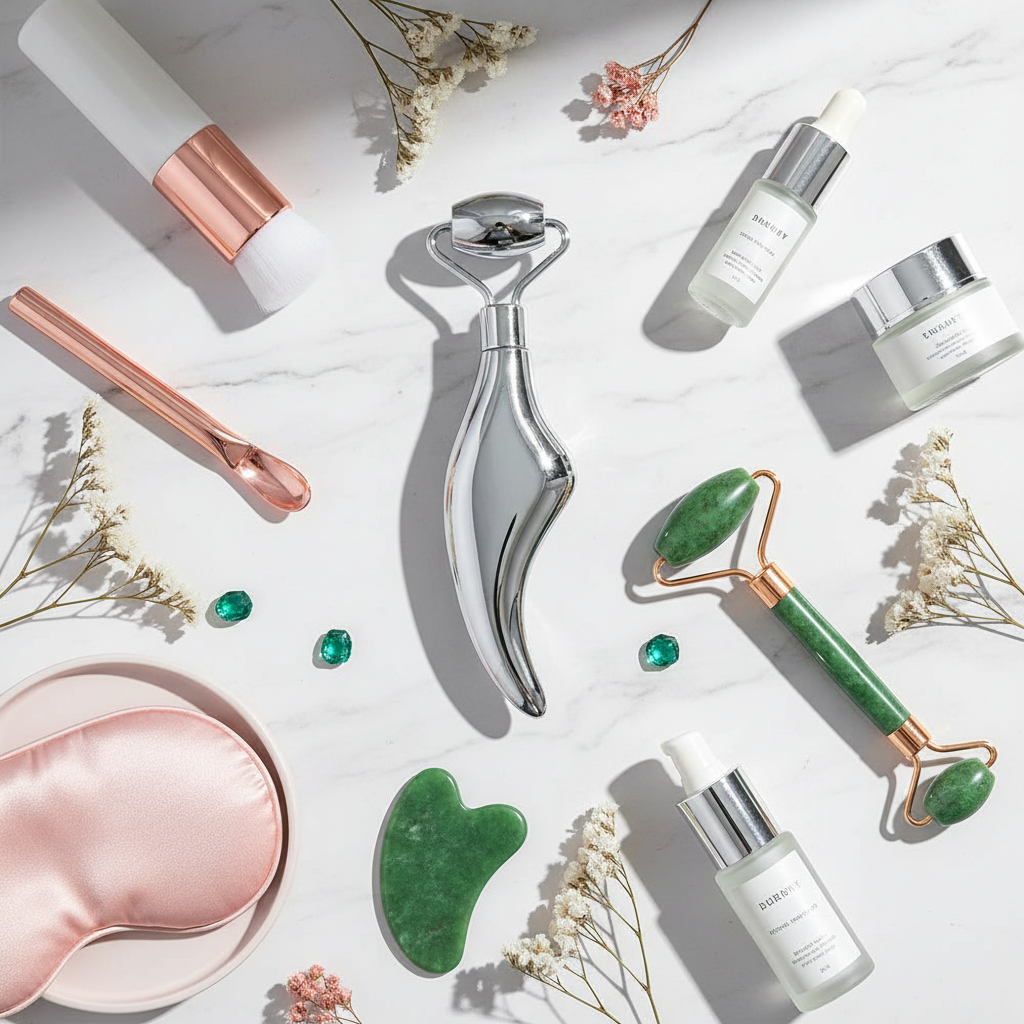 Gua Sha Facial Tools Face Roller Massage Skin