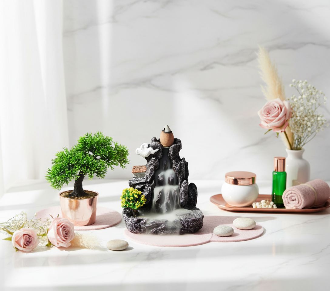 Mountain Waterfall Incense Holder