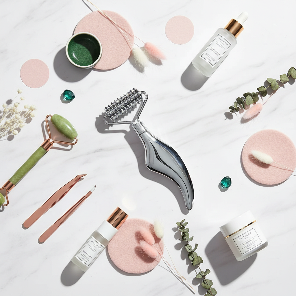 Gua Sha Facial Tools Face Roller Massage Skin